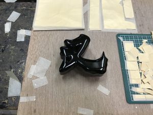 金箔仕上げ前